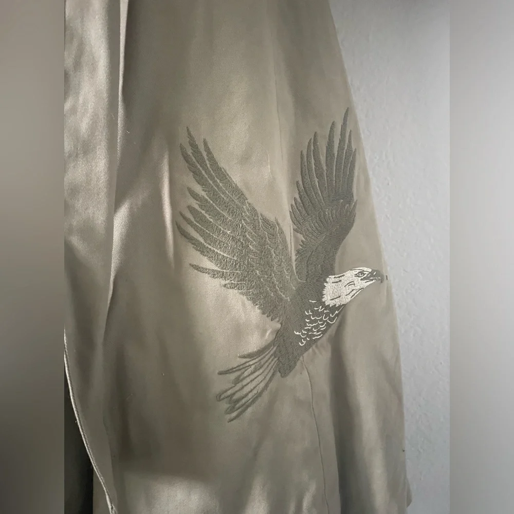 SPELL | Eagleback Duster Coat Khaki Eagle S/M - Picture 7 of 11